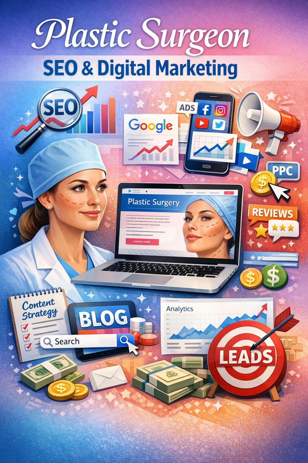 plastic surgeon marketing seo